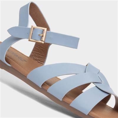 Antalya Womens Blue Strappy Sandals