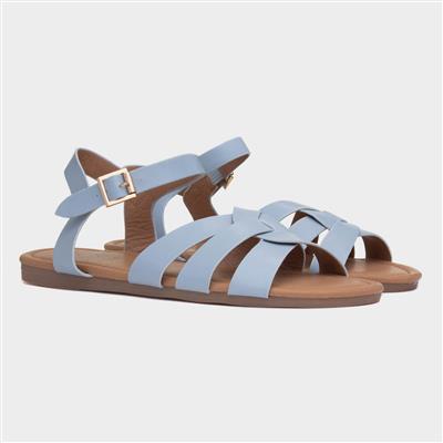 Antalya Womens Blue Strappy Sandals