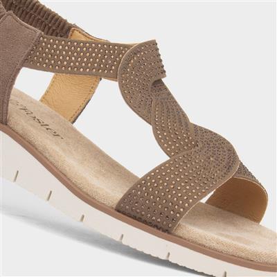 Hyacinth Womens Brown Sandals