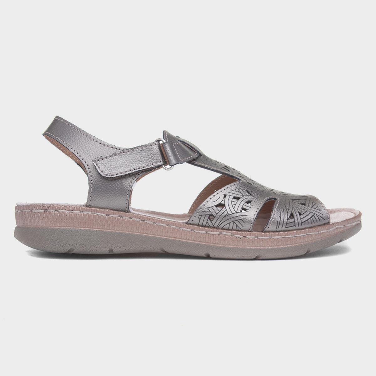 Ruth Womens Metallic Leather Sandal