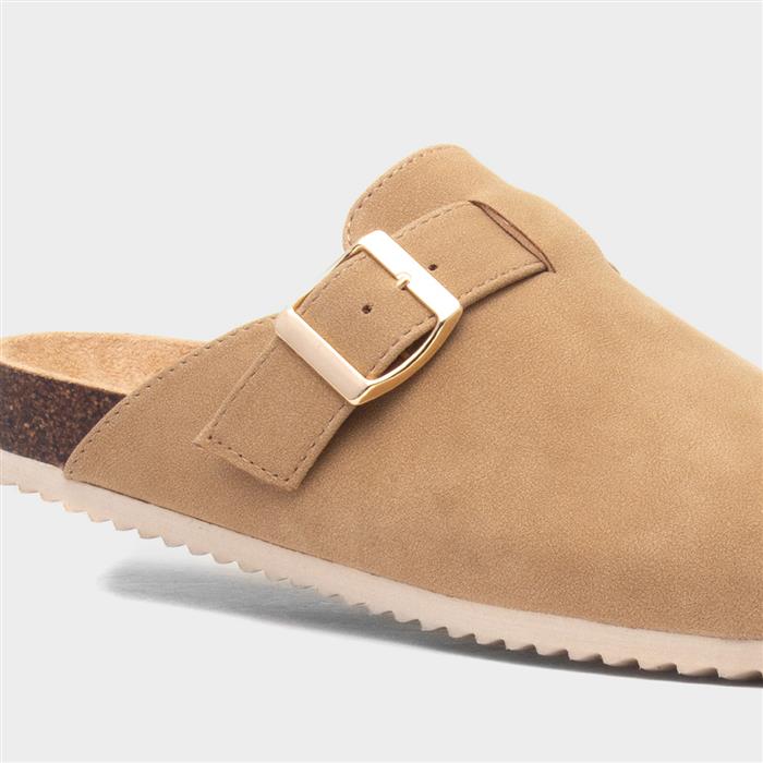 Jasmin Womens Beige Mule Sandal