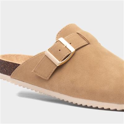 Jasmin Womens Beige Mule Sandal