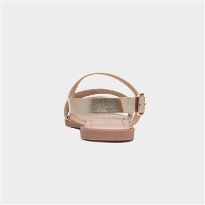 Blaire Womens Gold Strappy Sandal