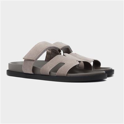 Truffle Louise Womens Taupe Mule Sandal