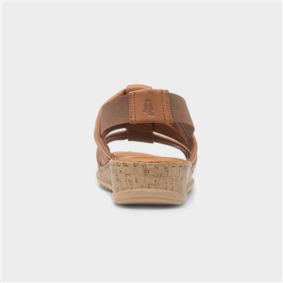 Eden Womens Tan Leather Sandal