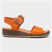 Hush Puppies Ellie Womens Orange Leather Sandal (Click For Details)