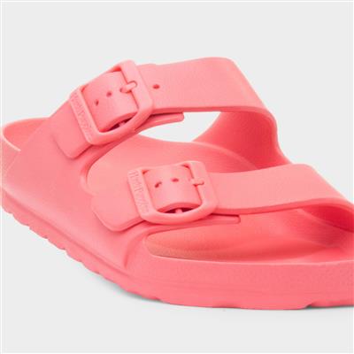 Lorna Womens Coral Buckle EVA Sandal