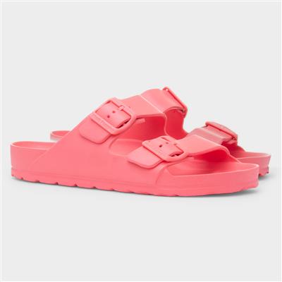 Lorna Womens Coral Buckle EVA Sandal