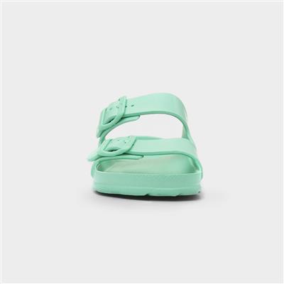 Lorna Womens Mint Buckle EVA Sandal