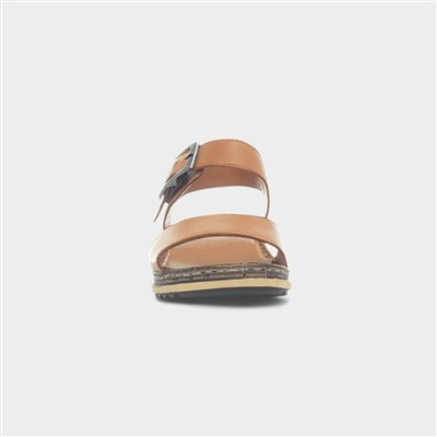 Ellie Womens Tan Sandal
