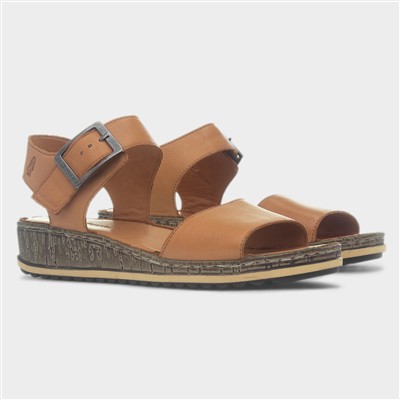 Ellie Womens Tan Sandal