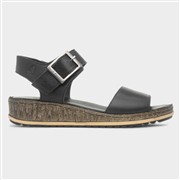 Hush Puppies Ellie Womens Black Wide Fit Sandal (Click For Details)