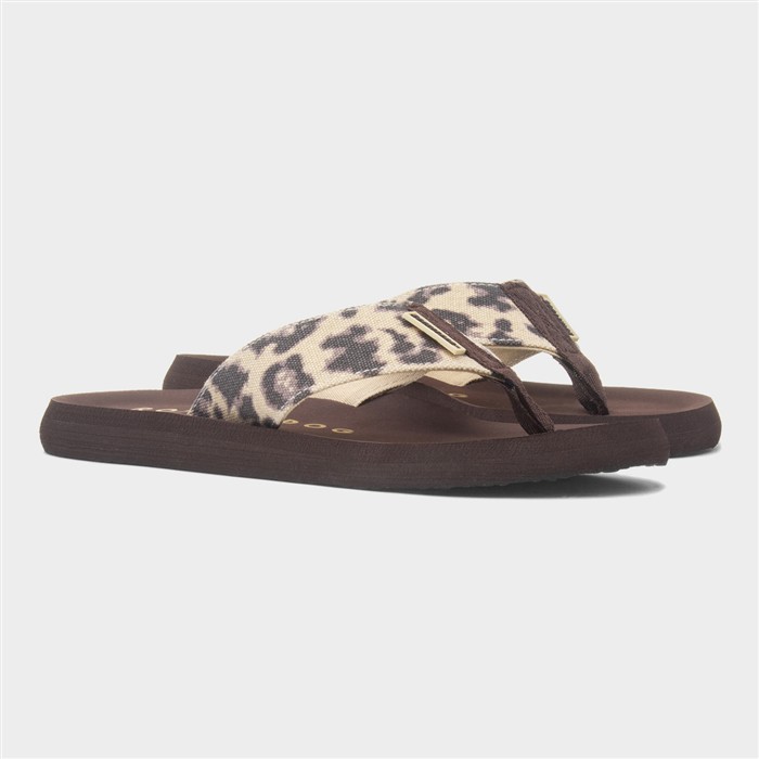 Adios Dexter Womens Brown EVA Flip Flop