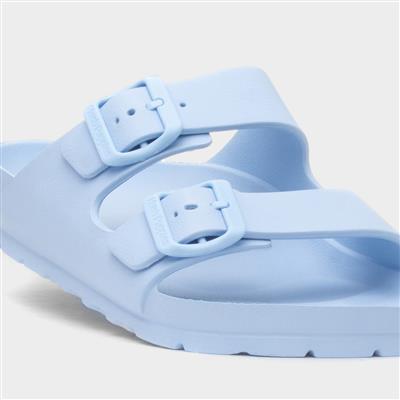 Lorna Womens Blue Buckle EVA Sandal