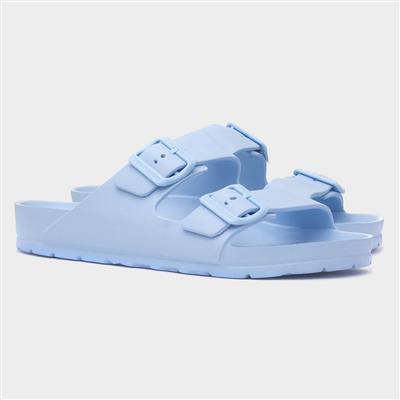 Lorna Womens Blue Buckle EVA Sandal