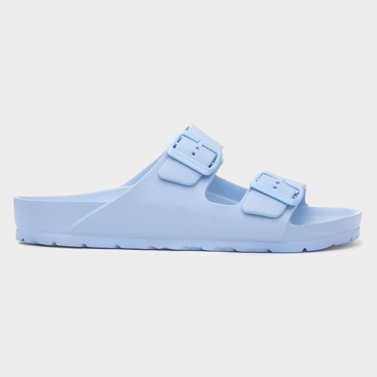 Lorna Womens Blue Buckle EVA Sandal