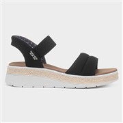 Skechers Slip Ins Bobs Sun Ray Womens Black Sandal (Click For Details)