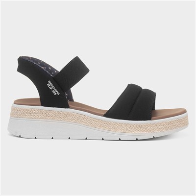 Slip Ins Bobs Sun Ray Womens Black Sandal