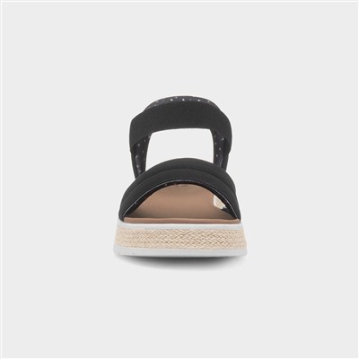 Slip Ins Bobs Sun Ray Womens Black Sandal