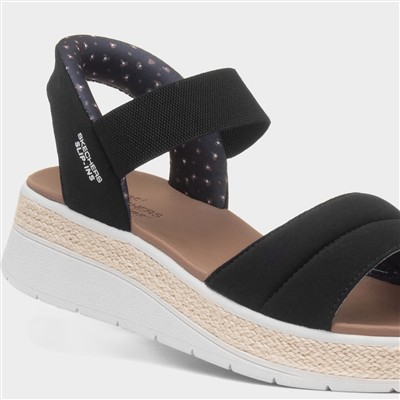 Slip Ins Bobs Sun Ray Womens Black Sandal