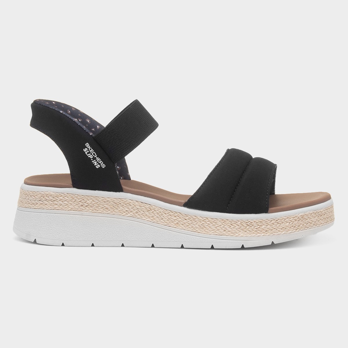 Slip Ins Bobs Sun Ray Womens Black Sandal