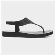 Skechers Meditation Womens Black Vegan Sandal (Click For Details)