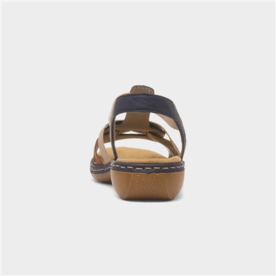 Antistress Womens Nude Strappy Sandal