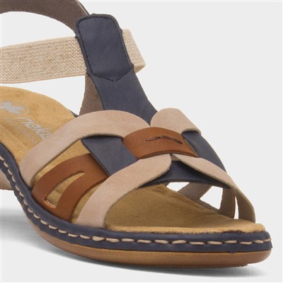 Antistress Womens Nude Strappy Sandal
