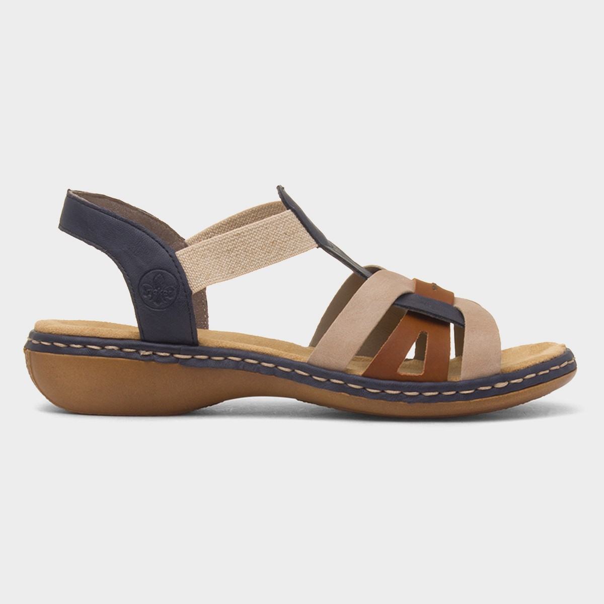 Antistress Womens Nude Strappy Sandal