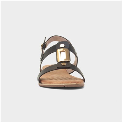 Adora Womens Black Slingback Sandal