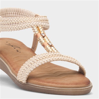 Portofino Womens Cream Sandal