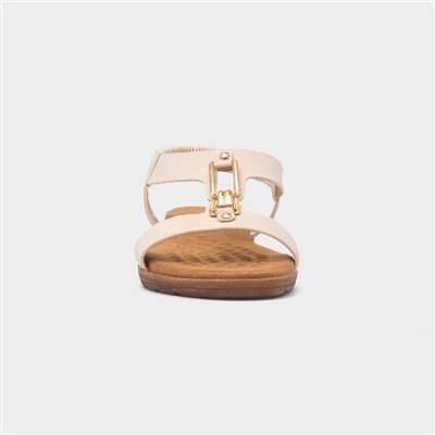 Coquet Womens Beige Sandal