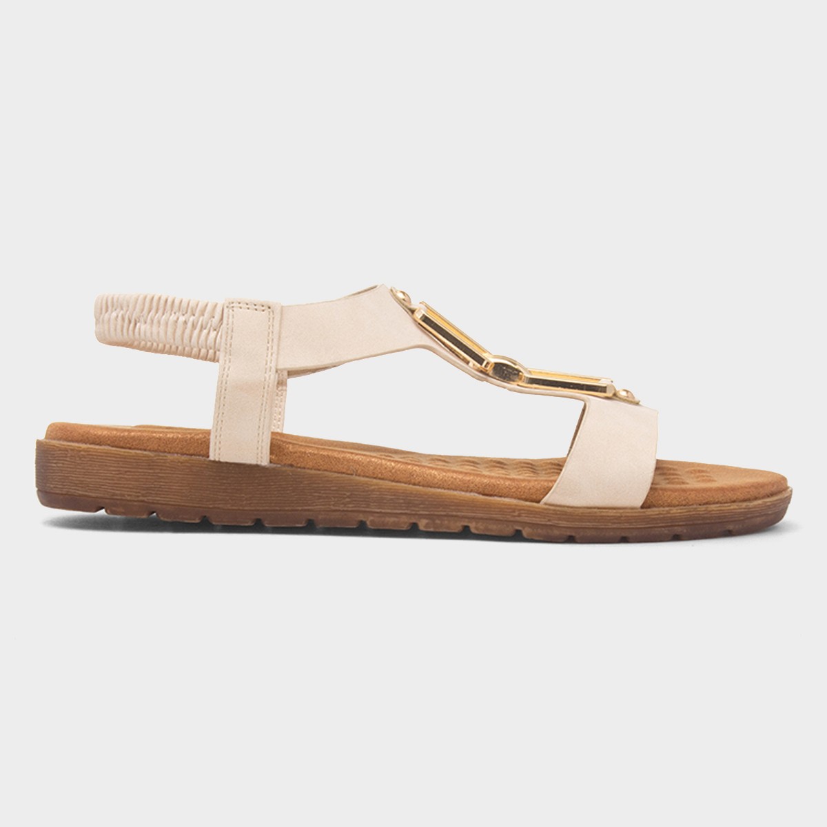 Coquet Womens Beige Sandal