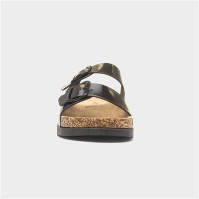 Totnes Womens Black Mule Sandal