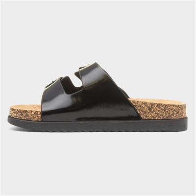 Totnes Womens Black Mule Sandal