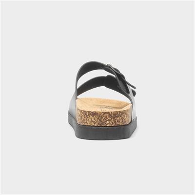 Totnes Womens Black Mule Sandal