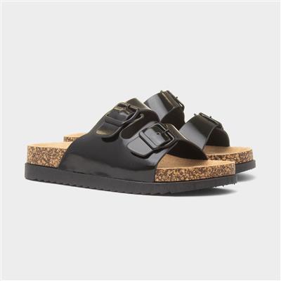 Totnes Womens Black Mule Sandal
