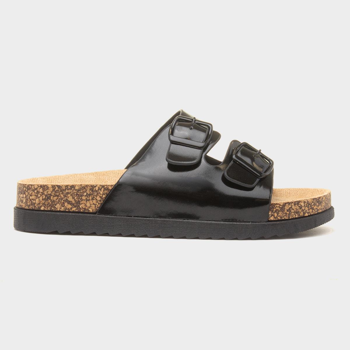 Totnes Womens Black Mule Sandal