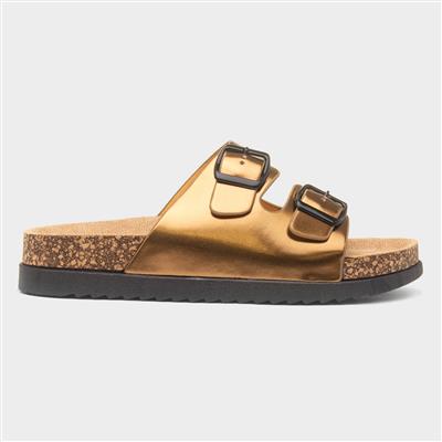Totnes Womens Old Gold Mule Sandal