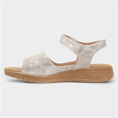 Mavis Cloud Womens Silver Sandal