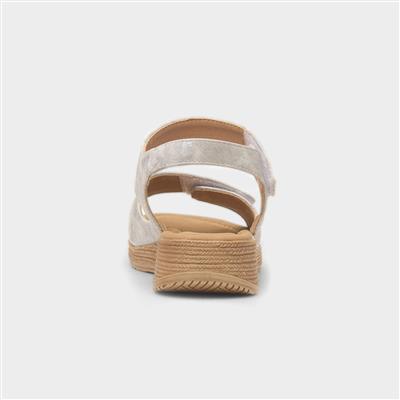 Mavis Cloud Womens Silver Sandal