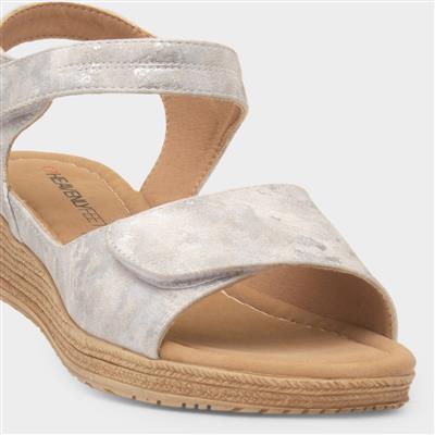 Mavis Cloud Womens Silver Sandal