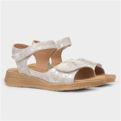 Mavis Cloud Womens Silver Sandal