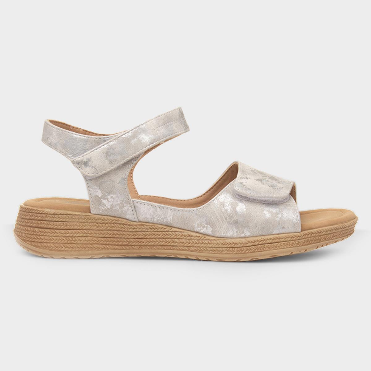 Mavis Cloud Womens Silver Sandal