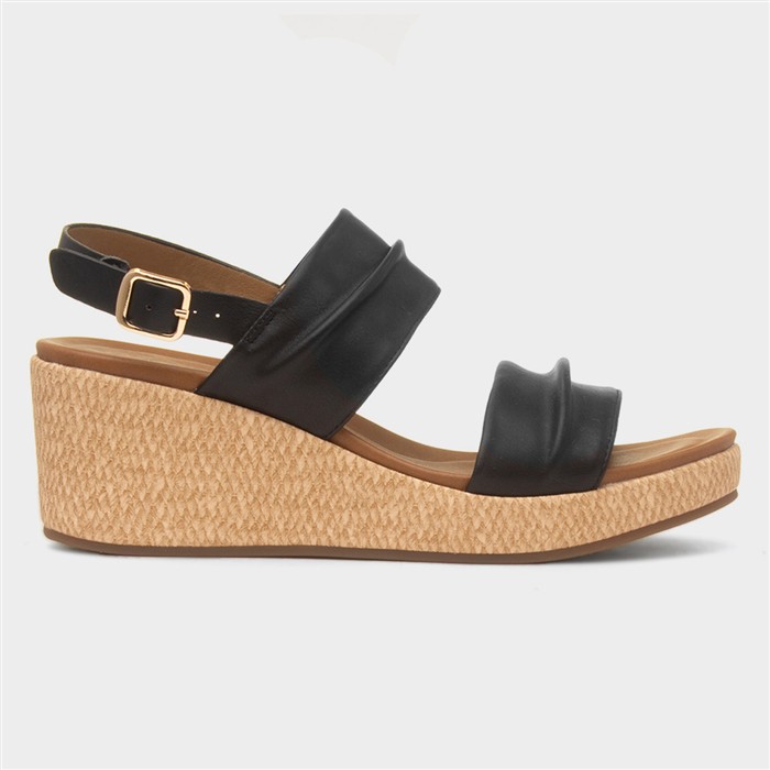 Roseanna Womens Black Wedge Sandal