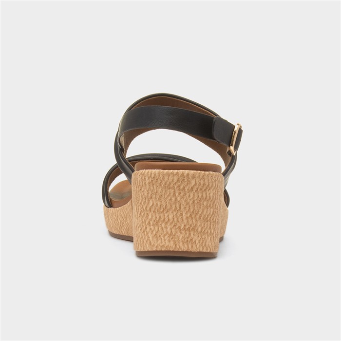 Roseanna Womens Black Wedge Sandal