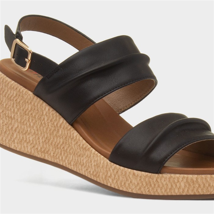 Roseanna Womens Black Wedge Sandal