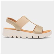 Heavenly Feet Ritz Womens Gold Shimmer Sandal (Click For Details)