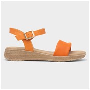 Heavenly Feet Sara Womens Orange Sandal (Click For Details)