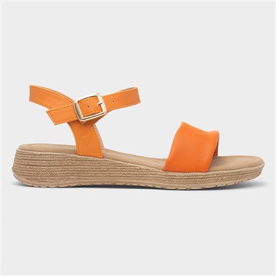 Sara Womens Orange Sandal